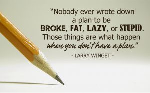 Have a plan quote by Larry Winget